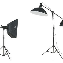 神牛SK400W两灯 淘宝摄影棚 摄影灯 影室灯闪光灯人像套装摄影器材灯具摄影器材产品图片1